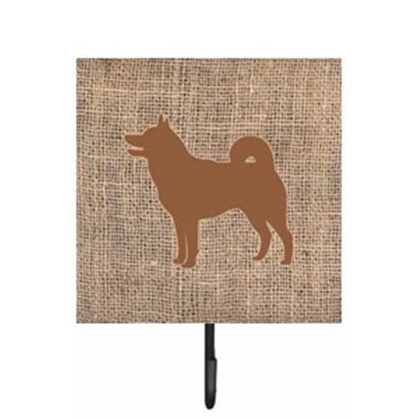 Carolines Treasures Shiba Inu Burlap and Brown Leash Or Key Holder BB1067-BL-BN-SH4 - main